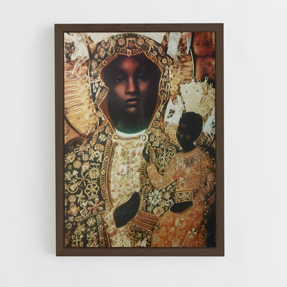 ap-byzantine icons-1 cadre Bois foncé
