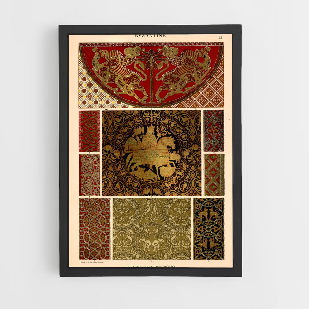 ap-byzantine patterns-1 cadre Noir