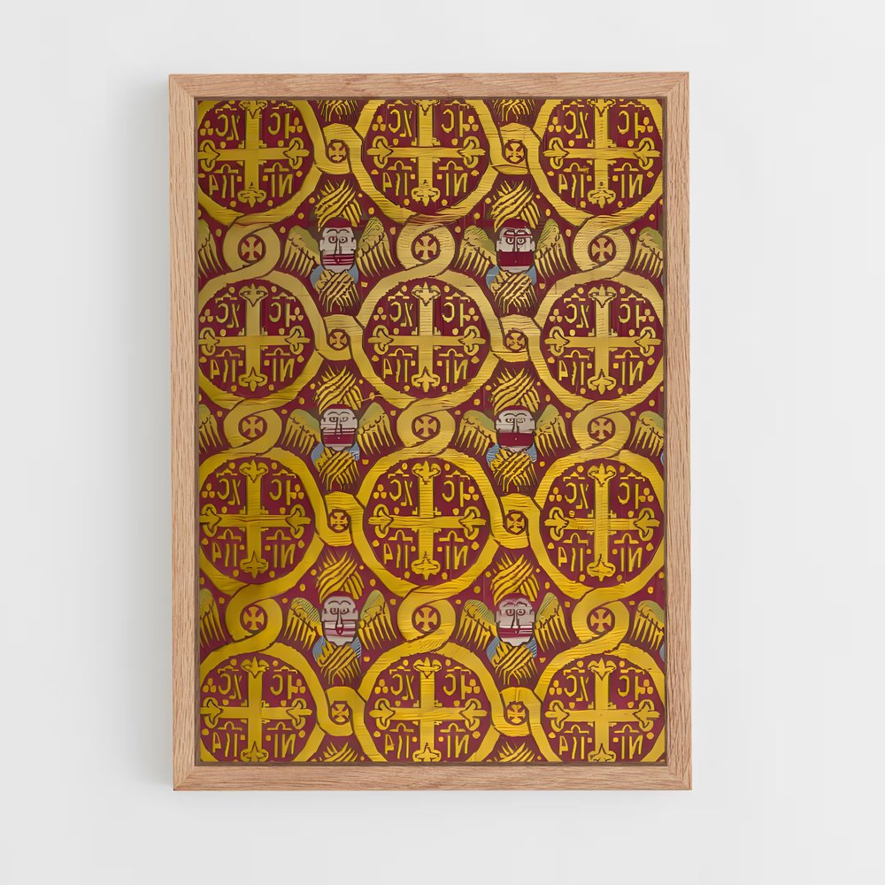 ap-byzantine patterns-2 cadre Bois clair