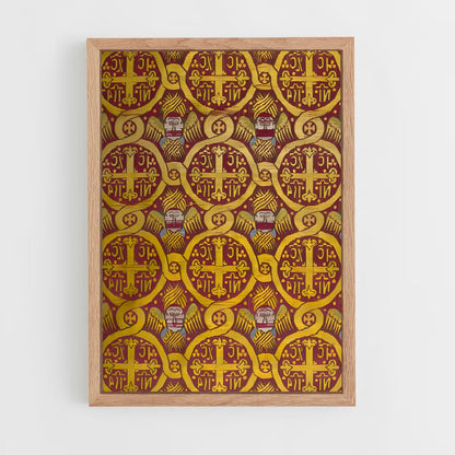 ap-byzantine patterns-2 cadre Bois clair