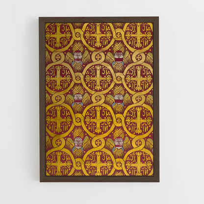 ap-byzantine patterns-2 cadre Bois foncé