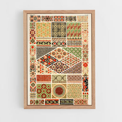 ap-byzantine patterns-3 cadre Bois clair