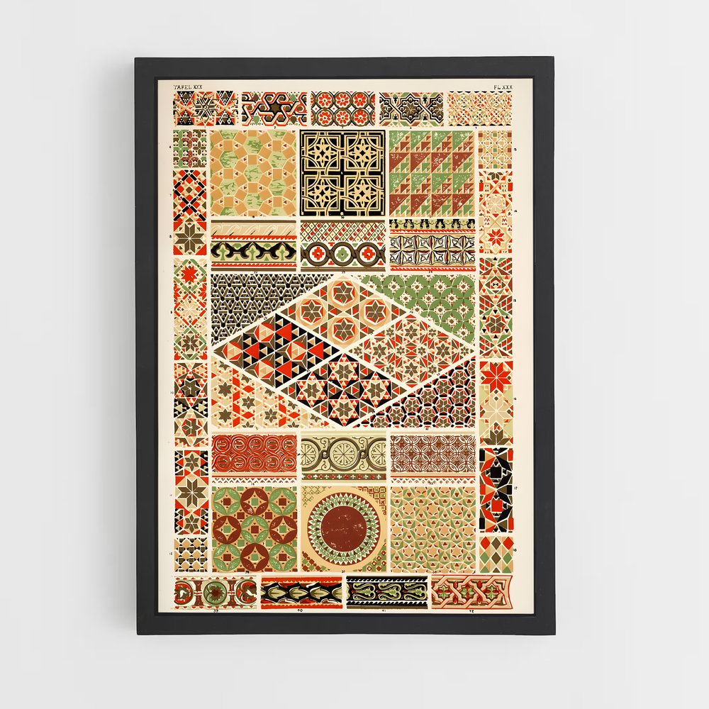 ap-byzantine patterns-3 cadre Noir