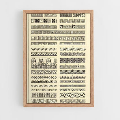 ap-byzantine patterns-4 cadre Bois clair