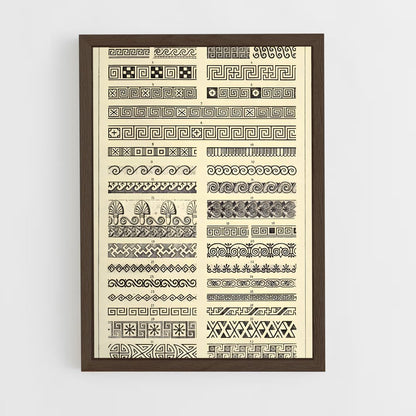 ap-byzantine patterns-4 cadre Bois foncé