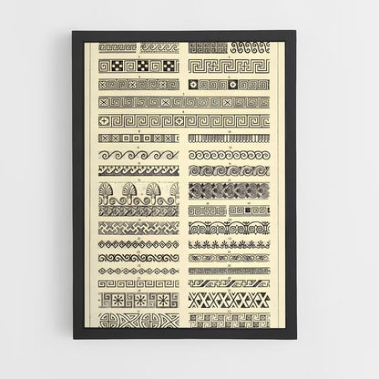 ap-byzantine patterns-4 cadre Noir