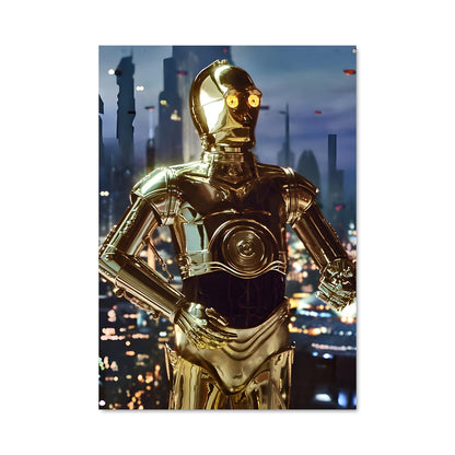 Poster C-3PO sur le Toit