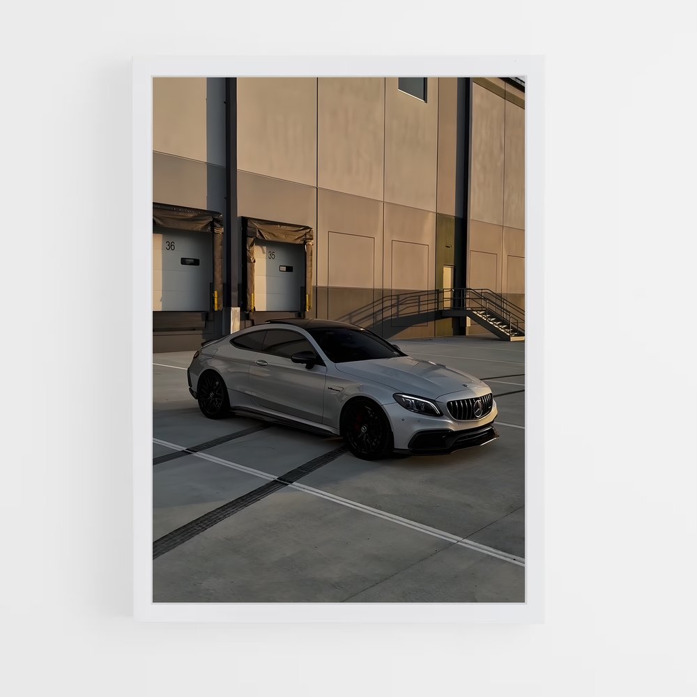 ap-c63 amg coupe-1 cadre Blanc