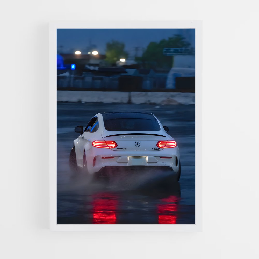 ap-c63 amg coupe-2 cadre Blanc