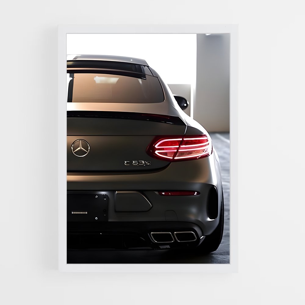 ap-c63 amg coupe-3 cadre Blanc