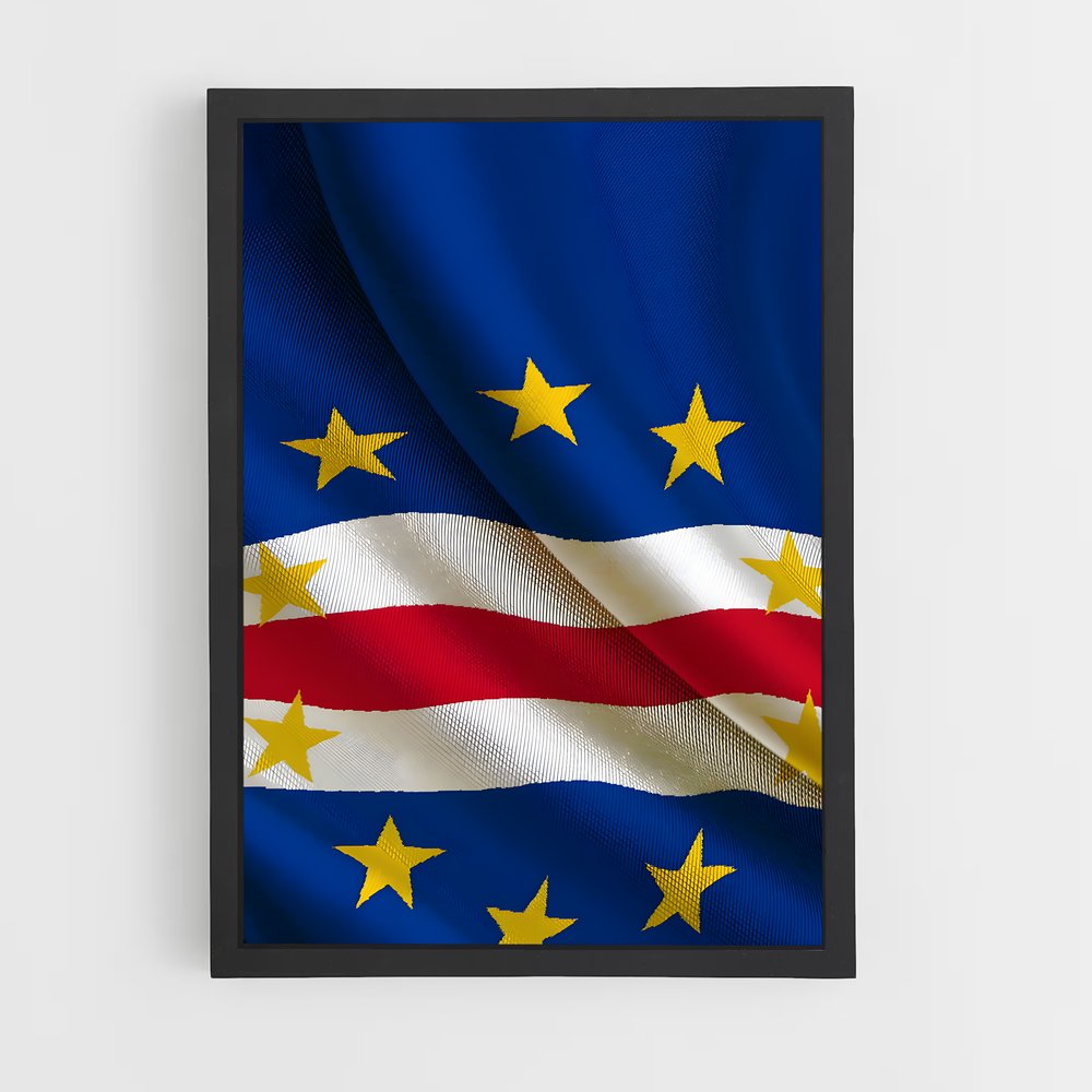 ap-cabo verde flag-1 cadre Noir