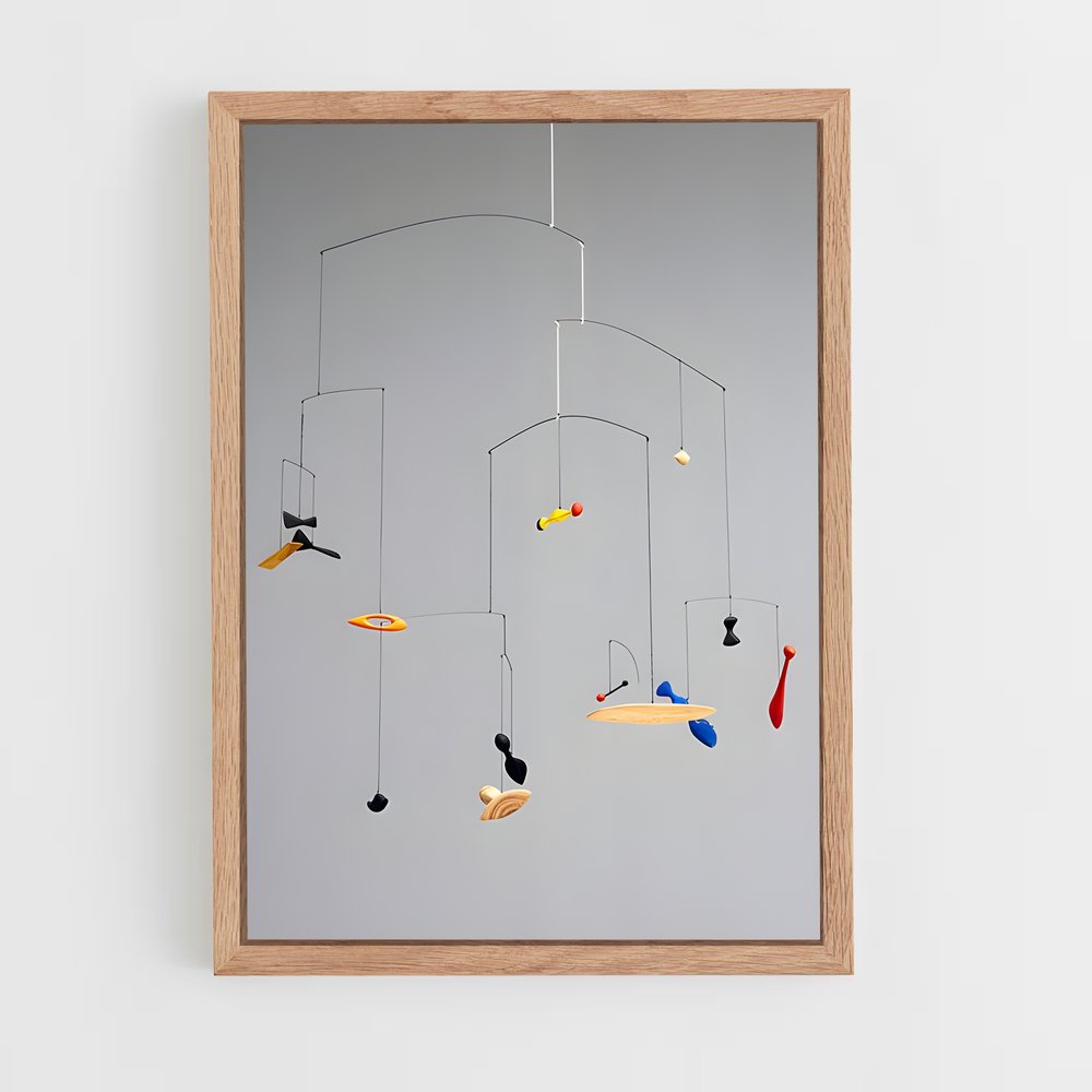 ap-calder stabiles-3 cadre Bois clair