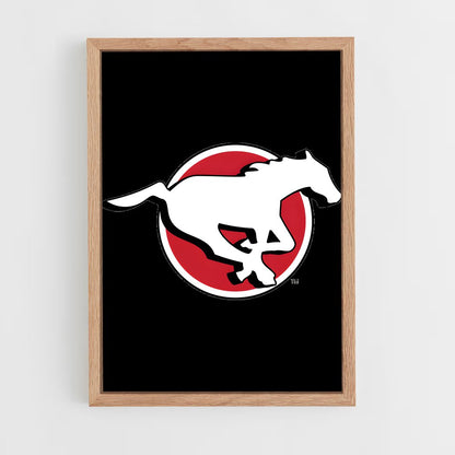 ap-calgary stampeders-1 cadre Bois clair