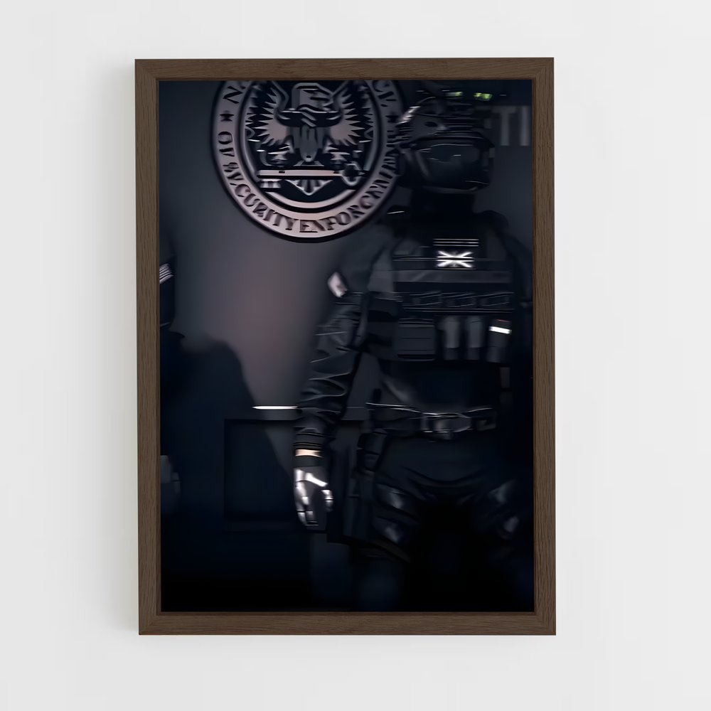 ap-call of duty-4 cadre Bois foncé