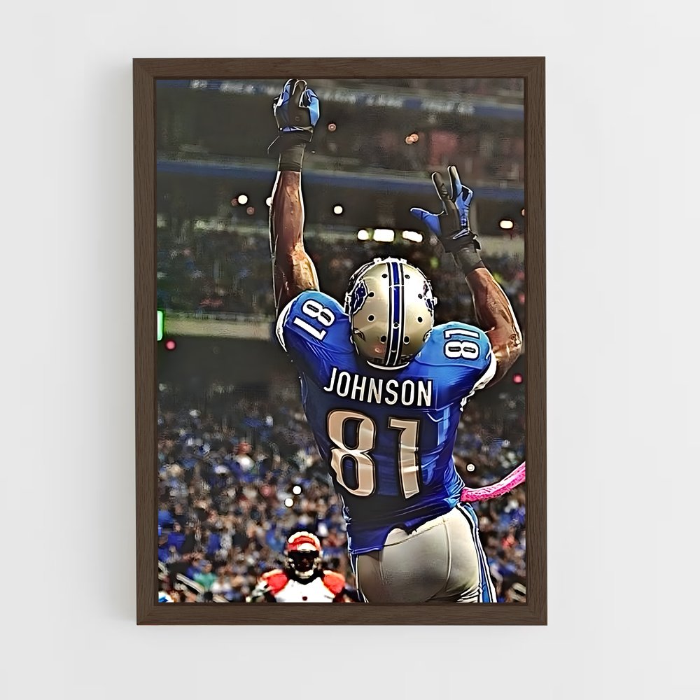 ap-calvin johnson-2 cadre Bois foncé