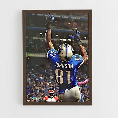 ap-calvin johnson-2 cadre Bois foncé