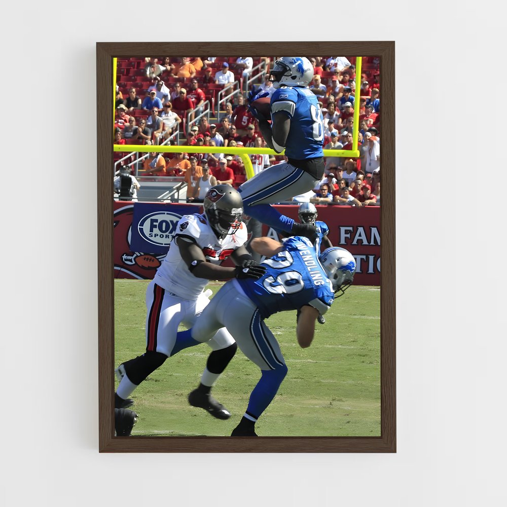 ap-calvin johnson-6 cadre Bois foncé