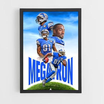 ap-calvin johnson-8 cadre Noir