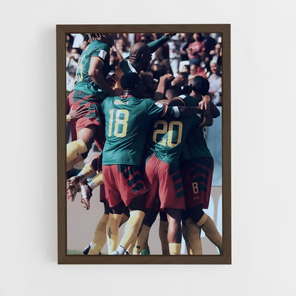 ap-cameroon national football team-1 cadre Bois foncé