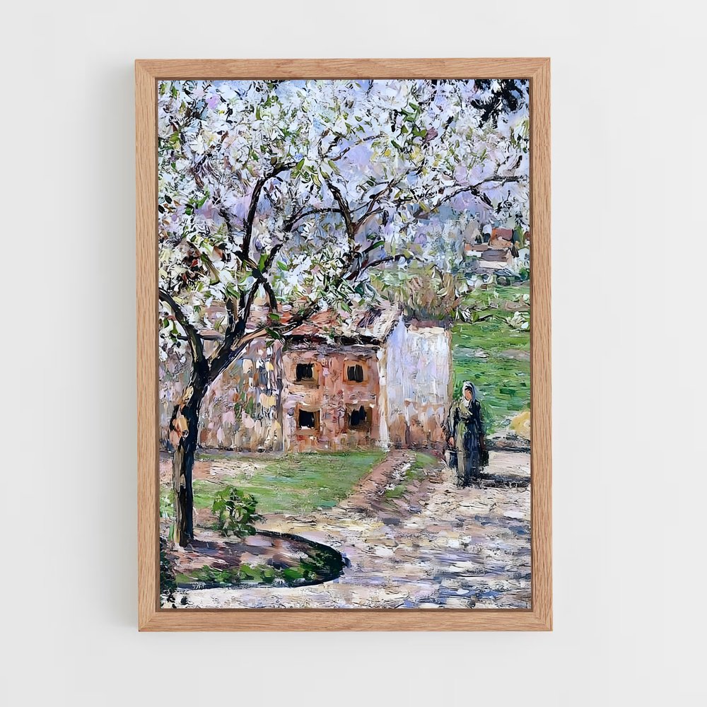 ap-camille pissarro-1 cadre Bois clair