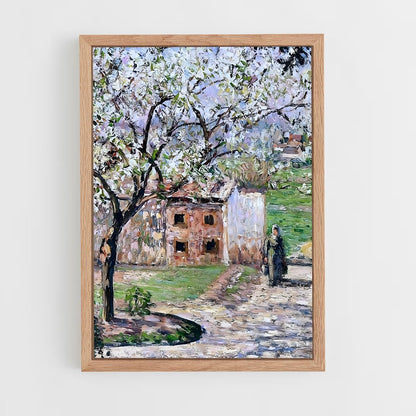 ap-camille pissarro-1 cadre Bois clair
