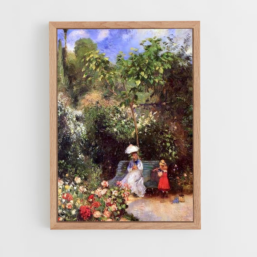 ap-camille pissarro-2 cadre Bois clair