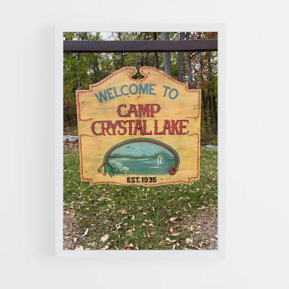 ap-camp crystal lake-2 cadre Blanc