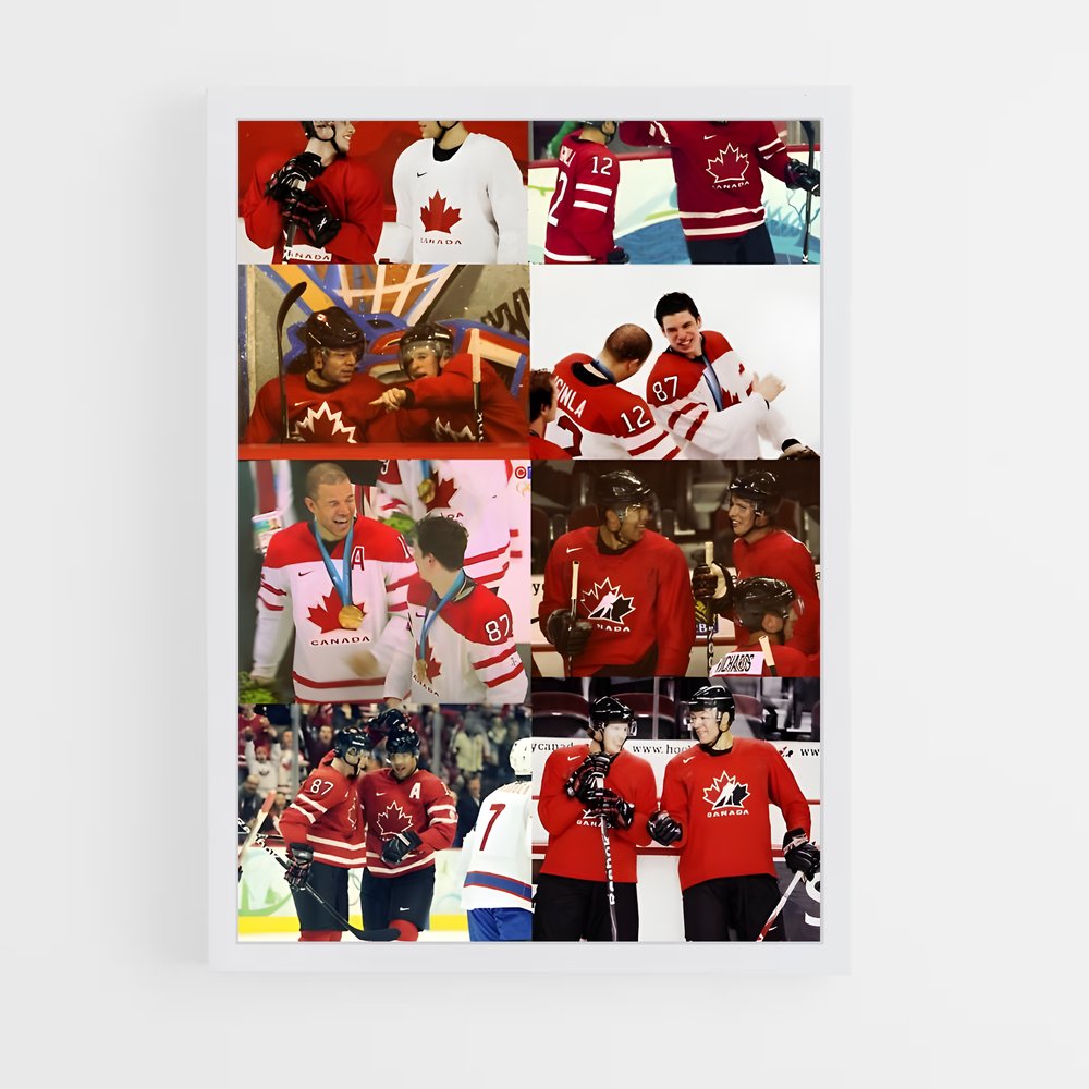 ap-canada olympic team-3 cadre Blanc