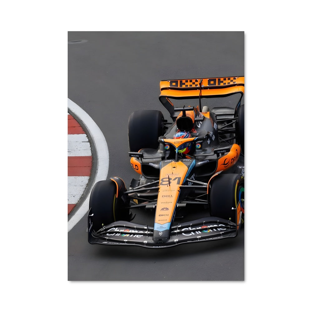 Poster McLaren sur la Piste