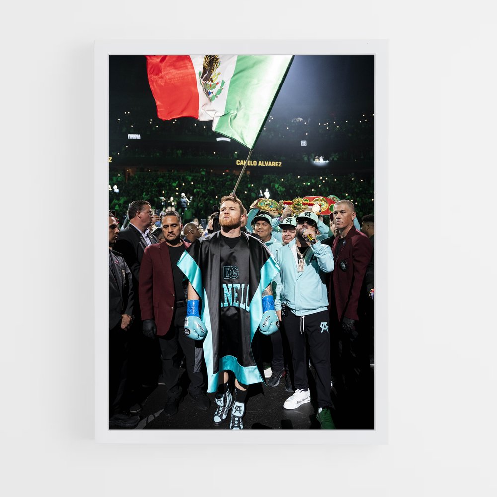 ap-canelo alvarez-11 cadre Blanc