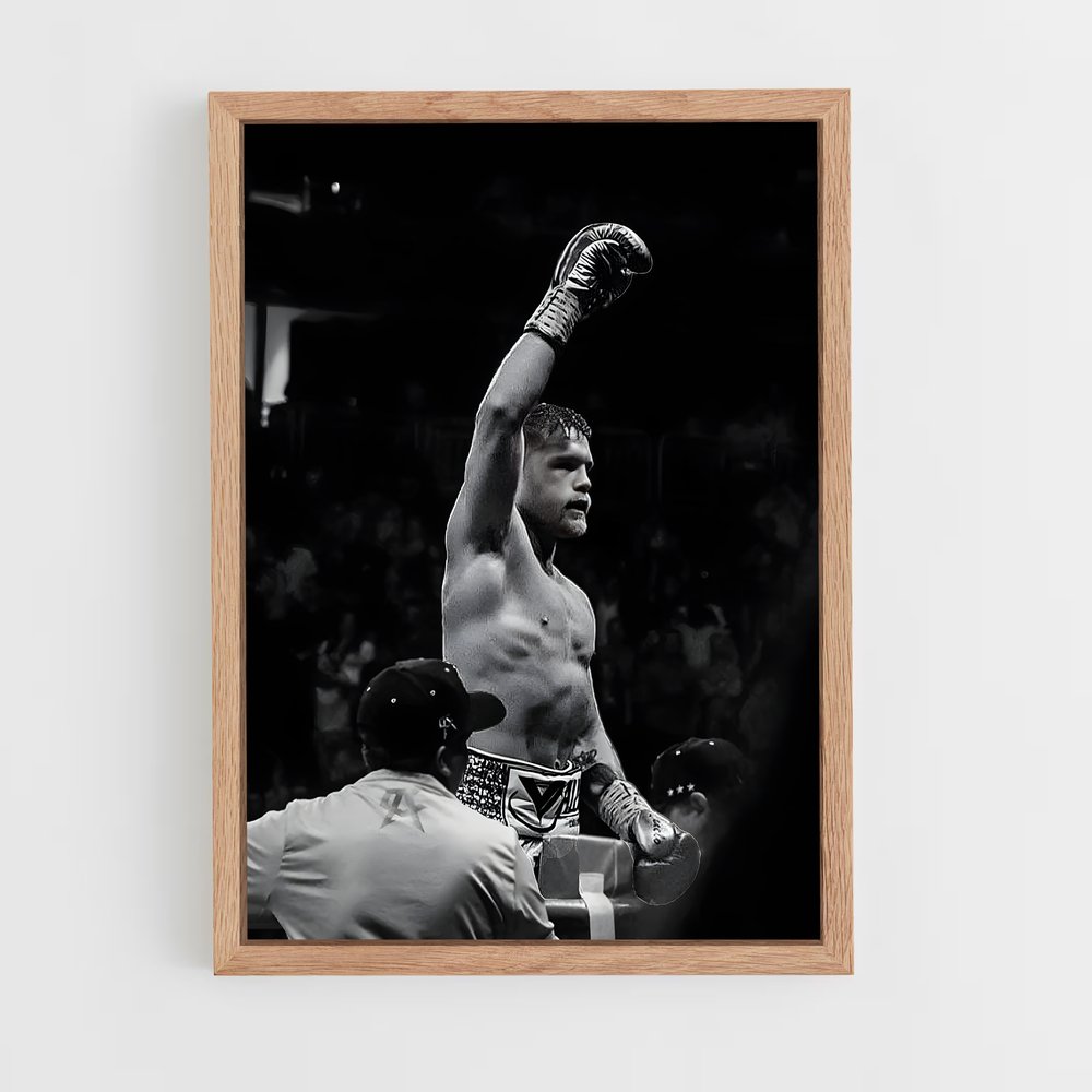 ap-canelo alvarez-3 cadre Bois clair