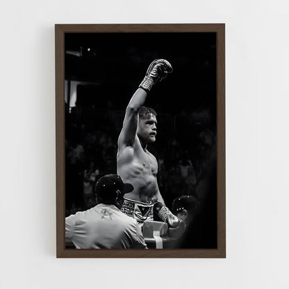 ap-canelo alvarez-3 cadre Bois foncé