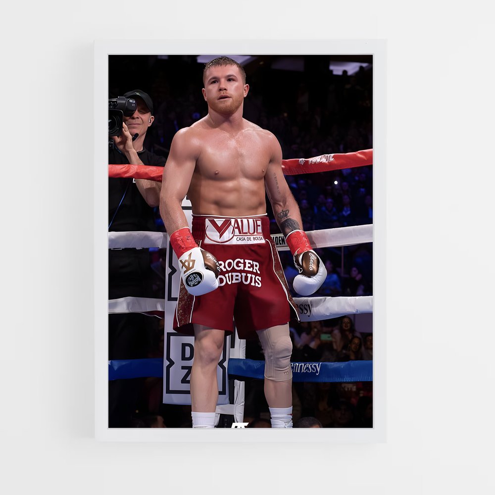 ap-canelo alvarez-6 cadre Blanc