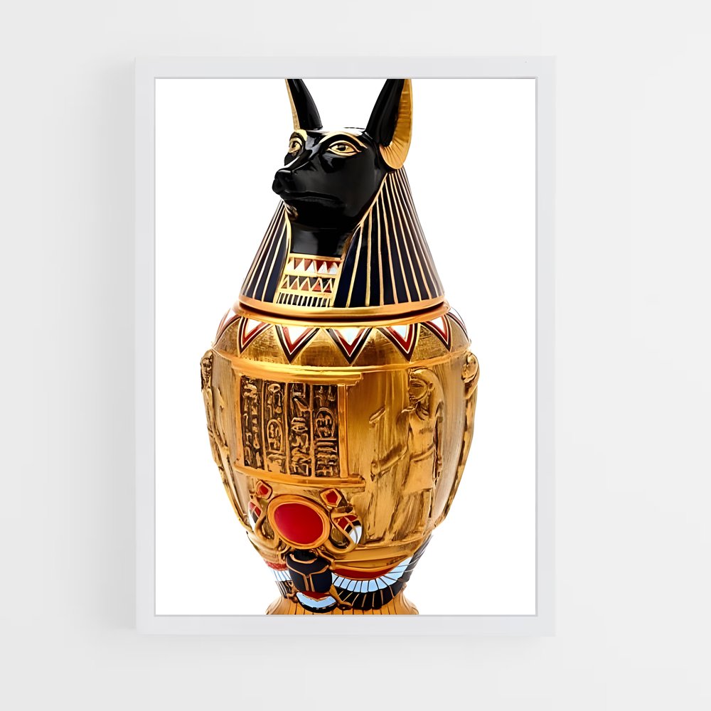 ap-canopic jars-4 cadre Blanc