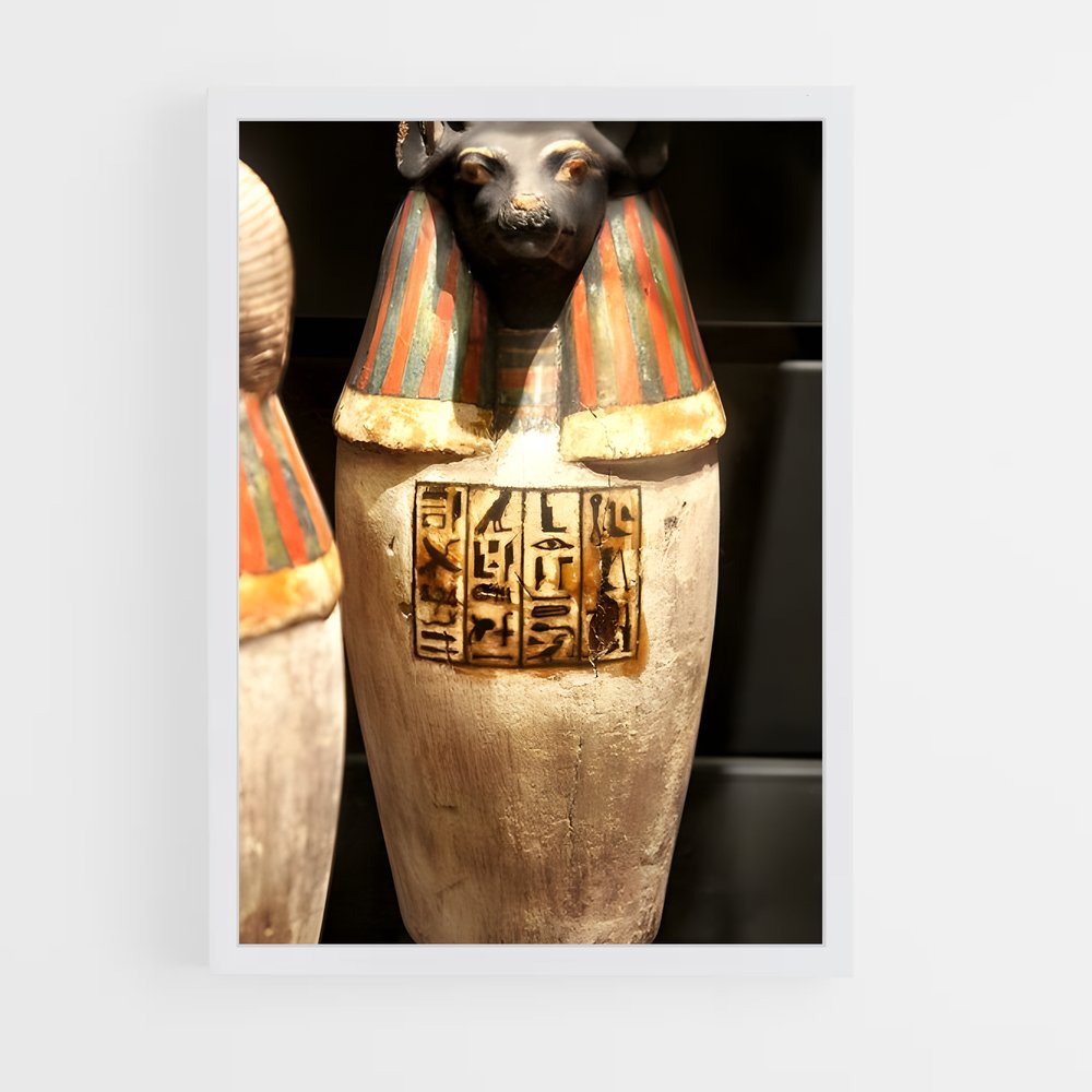 ap-canopic jars-5 cadre Blanc