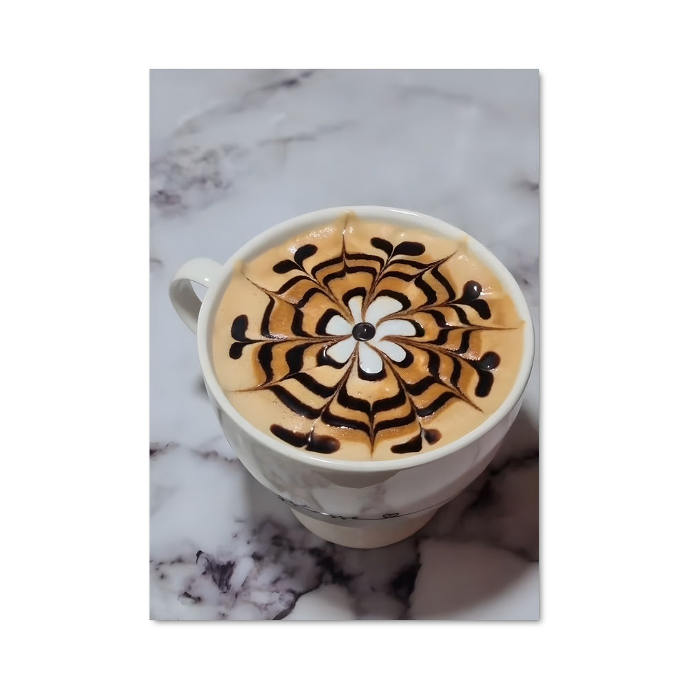 Poster Cappuccino Swirl