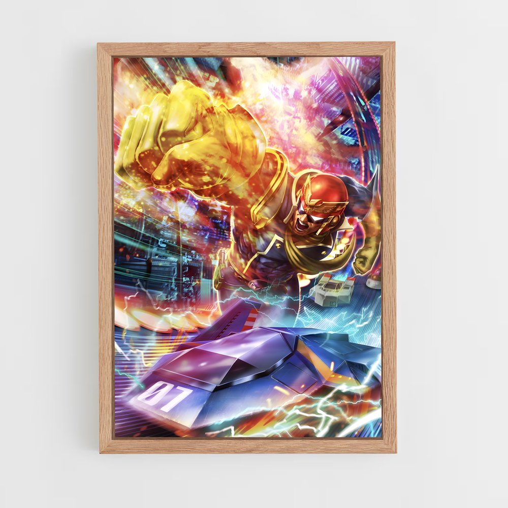ap-captain falcon-3 cadre Bois clair
