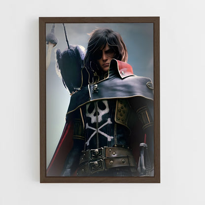 ap-captain harlock-2 cadre Bois foncé