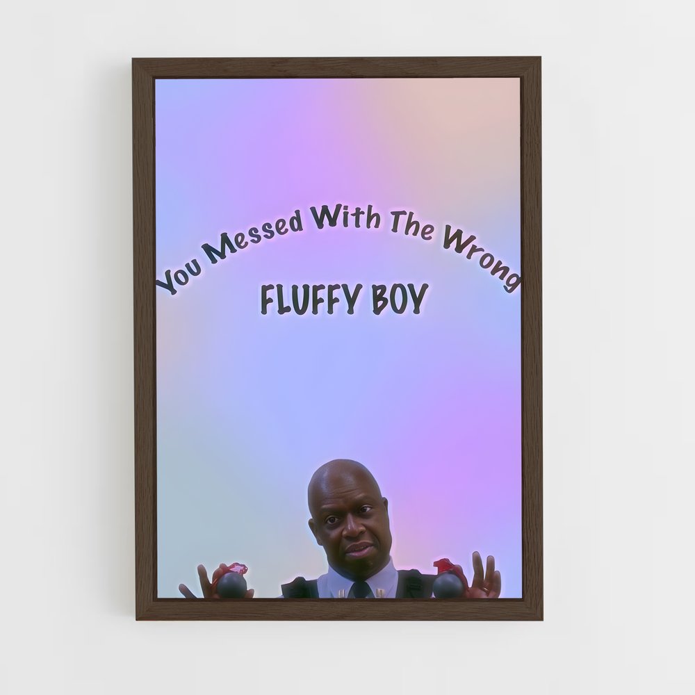 ap-captain holt-1 cadre Bois foncé