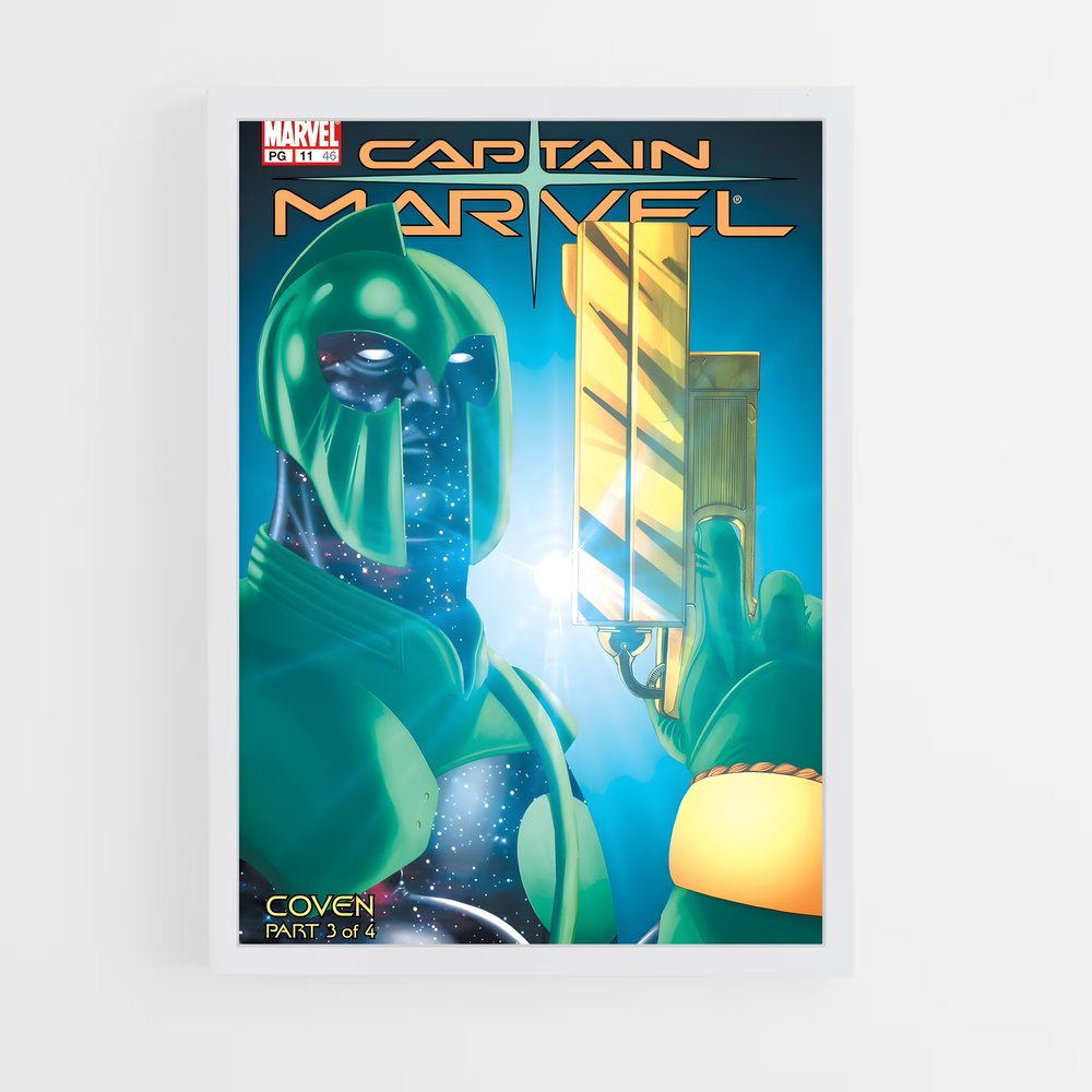 ap-captain marvel kree-5 cadre Blanc