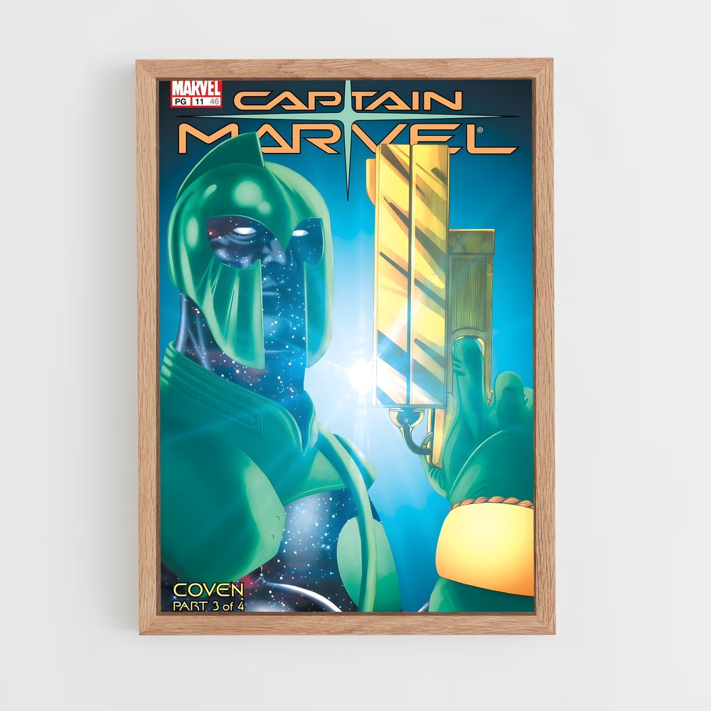 ap-captain marvel kree-5 cadre Bois clair