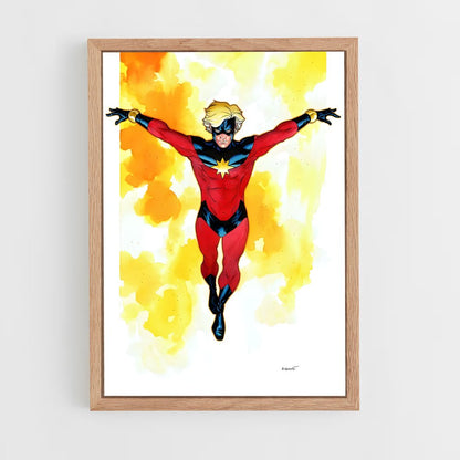ap-captain marvel kree-6 cadre Bois clair