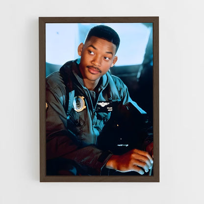 ap-captain steven hiller-1 cadre Bois foncé