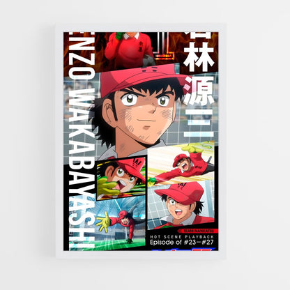ap-captain tsubasa-5 cadre Blanc