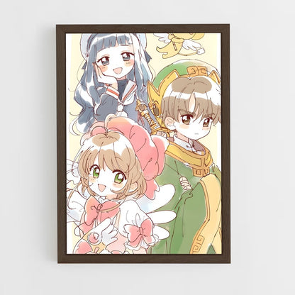 ap-cardcaptor sakura-1 cadre Bois foncé