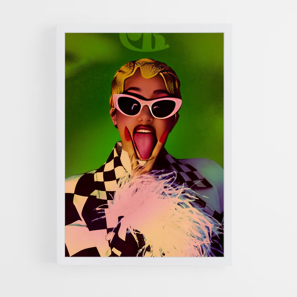 ap-cardi b-10 cadre Blanc