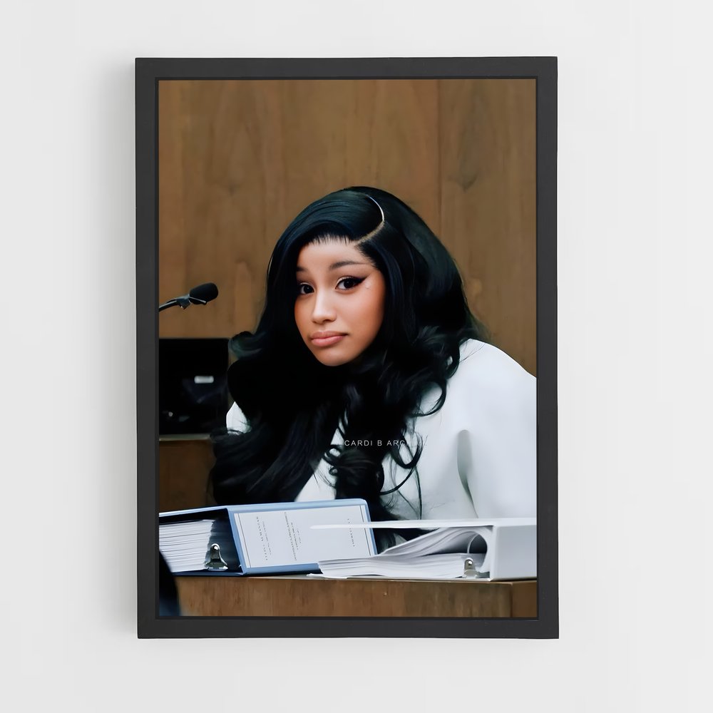 ap-cardi b-6 cadre Noir