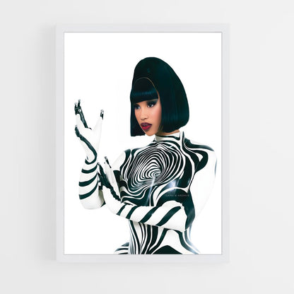 ap-cardi b-8 cadre Blanc
