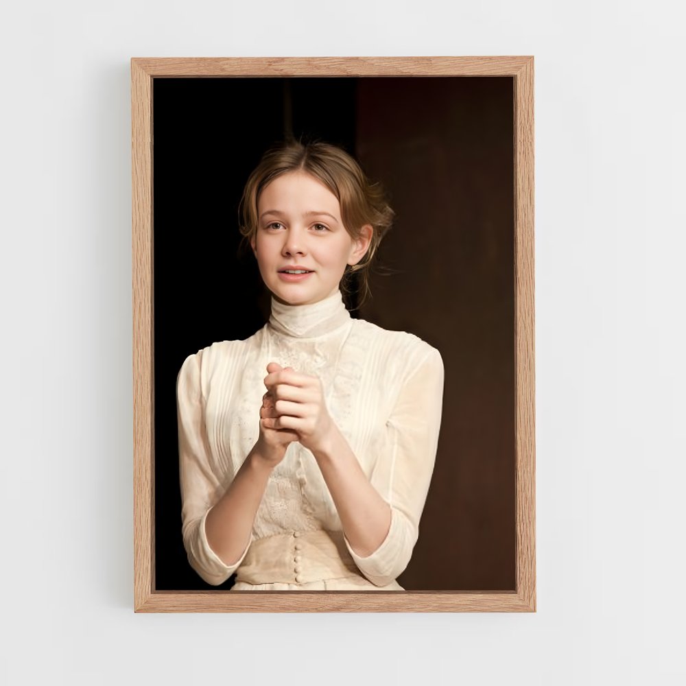 ap-carey mulligan-1 cadre Bois clair