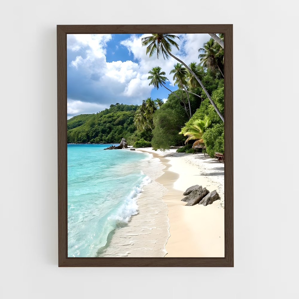 ap-caribbean-10 cadre Bois foncé
